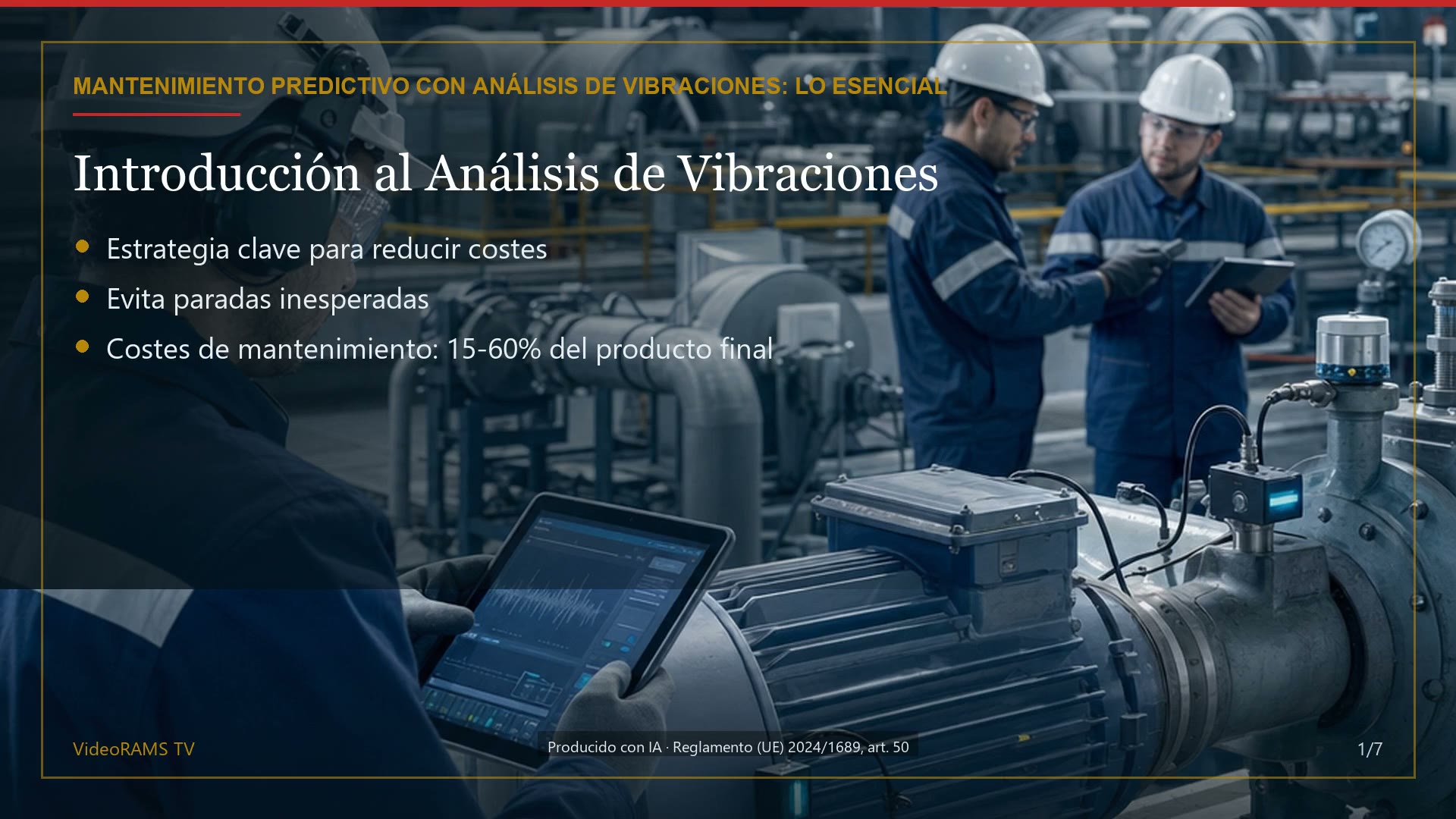 Mantenimiento Predictivo con Análisis de Vibraciones: Lo Esencial